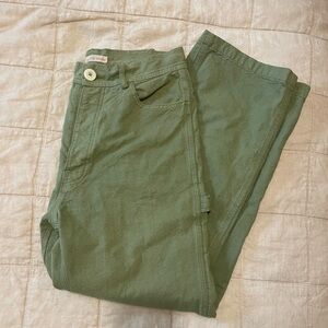 Jesse Kamm Handy Pants in Shrub - Size 10